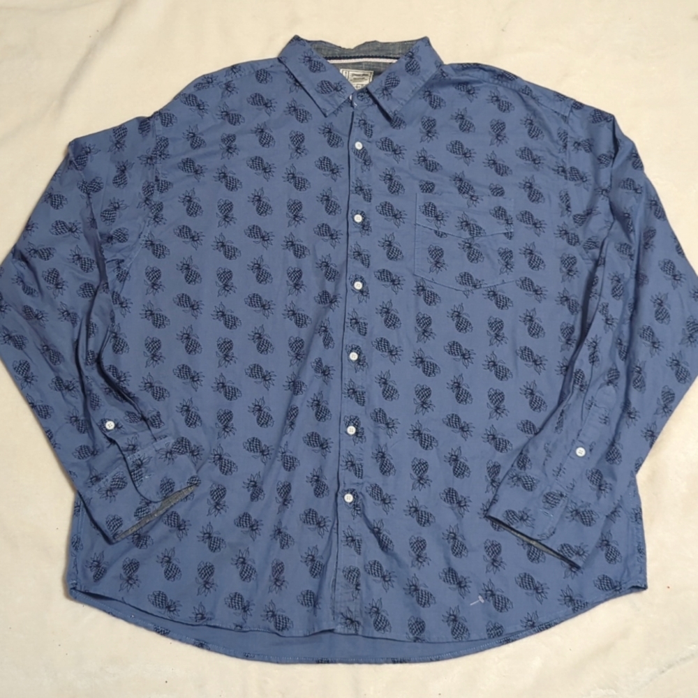 Alexander Julian men's Blue button down size 4X
